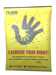 1.5 x 2m Pull up banner