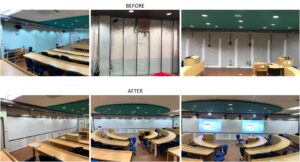 12.4mx1.5m(H) Visual Magnetic Dry Erase at JC