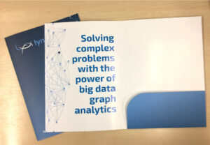 A4 Corporate Folders with die cut pocket Namecards folder