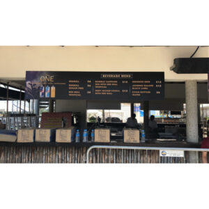 Bar Menu at Wavehouse Sentosa