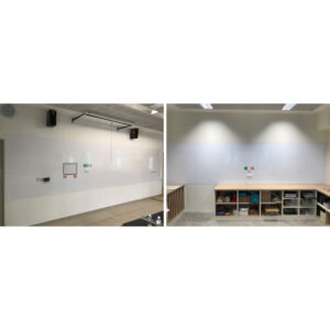 Bespoke visual magnetic whiteboards for High School