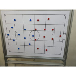 Magnetic Mobile Whiteboard with print for Football Club